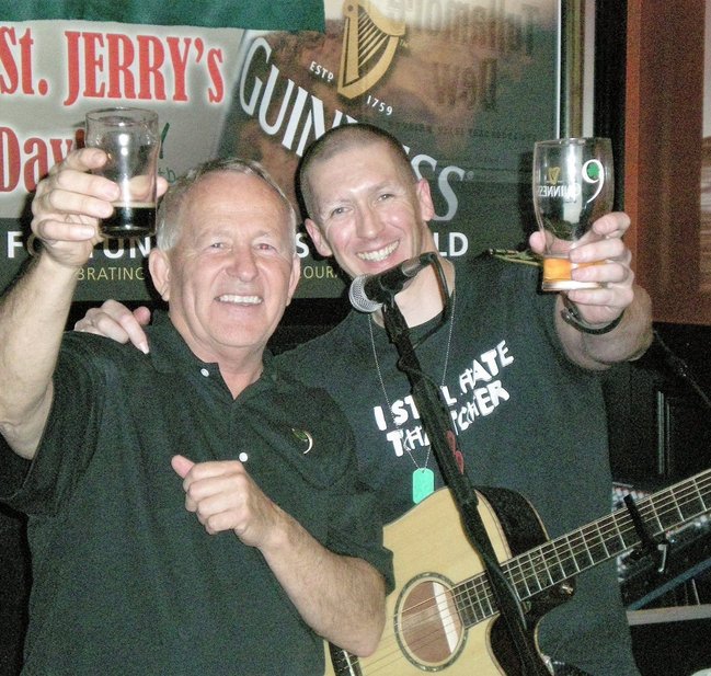 Brendan and Jerry at Nine Irish Brothers